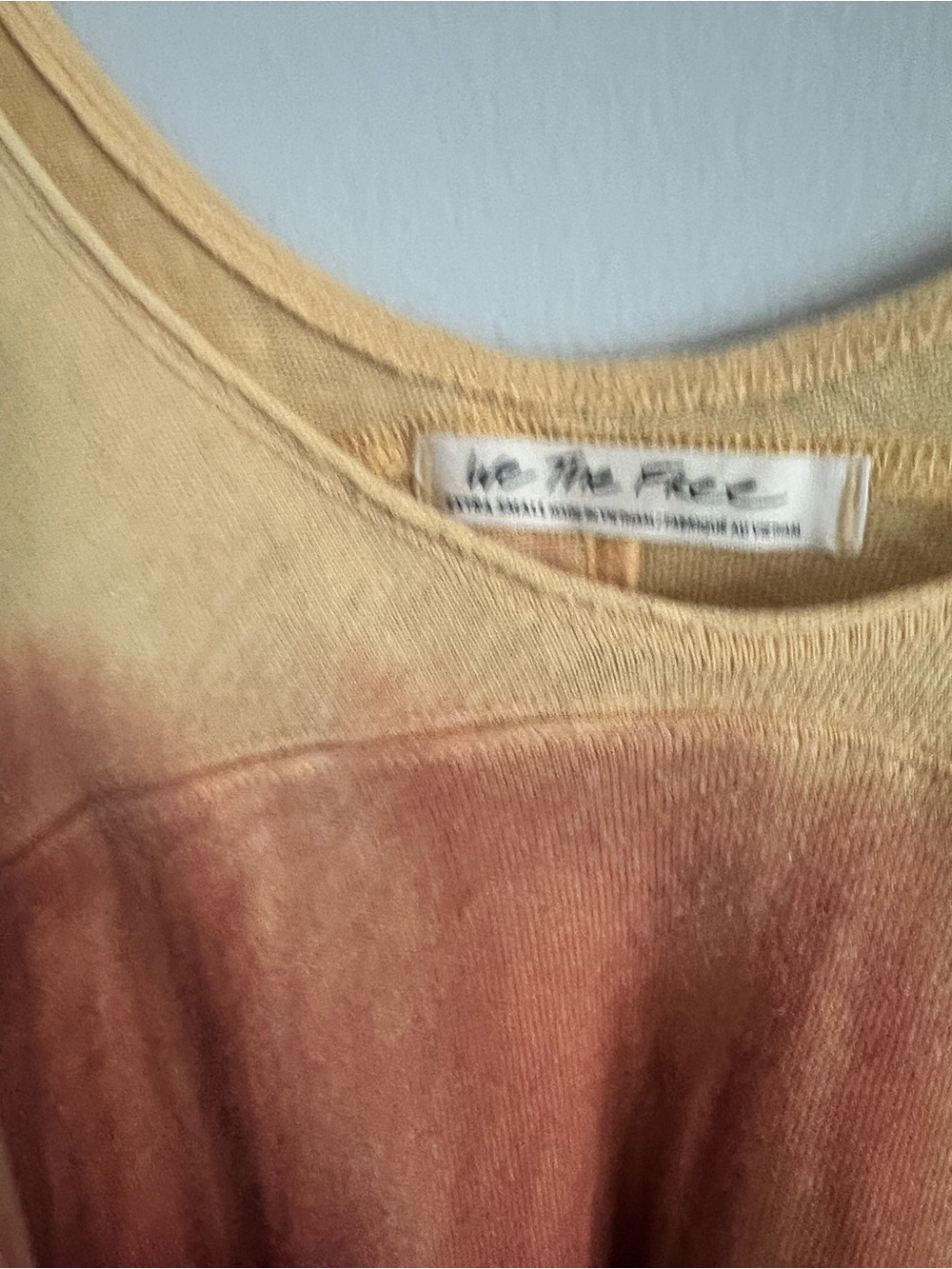 Free People We The Free Paradise Tee Sundown Combo Sz X-Small - Picture 9 of 10